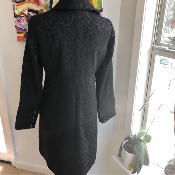 INC black trench coat - Picture 3 of 3